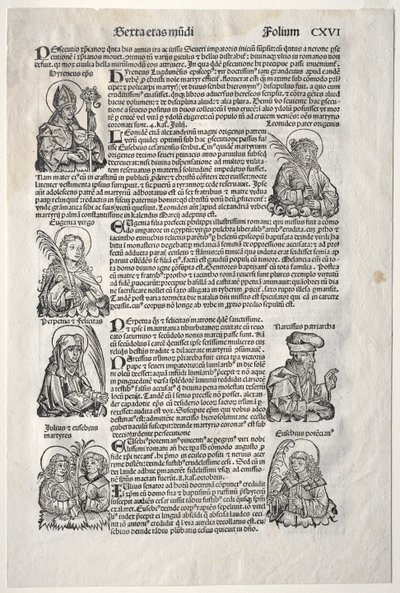 Nuremberg Chronicle, 1493 by Michael Wolgemut