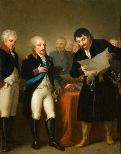Krakow Surrendered to the Prussians by Michal Stachowicz