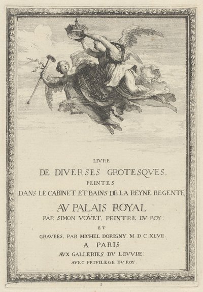 Title Page by Michel Dorigny, after Simon Vouet