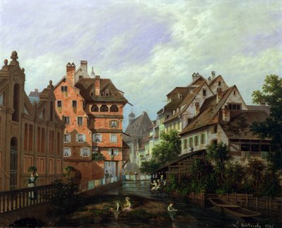 Rue des Tanneurs, Colmar, 1875 by Michel Hertrich