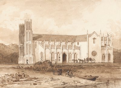 Catholic Church, Port of Spain by Michel Jean Cazabon