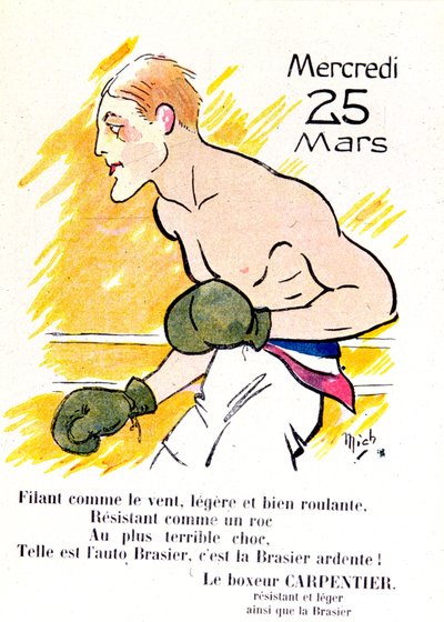 The Boxer Georges Carpentier by Michel Liebeaux