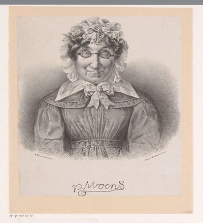 Portrait of Petronella Moens by Michel Mourot