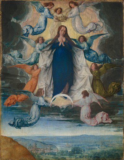 The Assumption of the Virgin by Michel Sittow