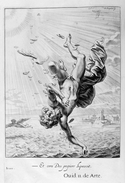 The Fall of Icarus, 1655 by Michel de Marolles
