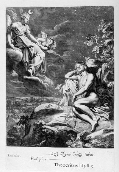 The Moon and Endymion, 1655 by Michel de Marolles