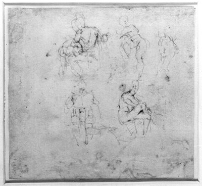Figure Study, c.1511 by Michelangelo Buonarroti