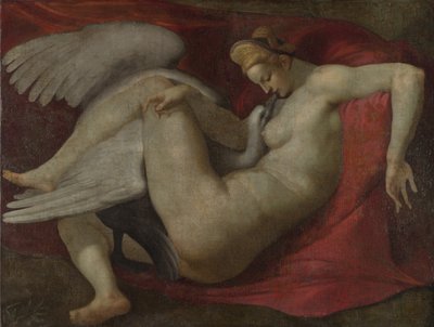 Leda and the Swan by Michelangelo Buonarroti