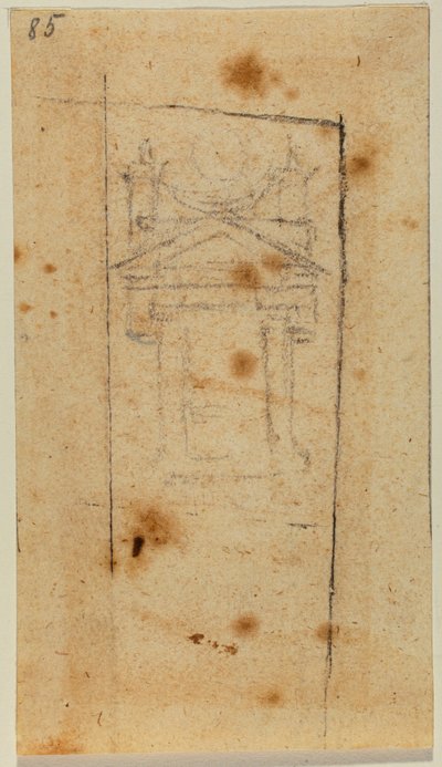 Sketch of a Window by Michelangelo Buonarroti