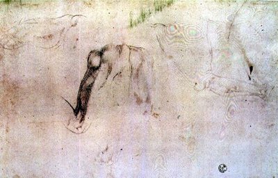 Sketch of Legs by Michelangelo Buonarroti