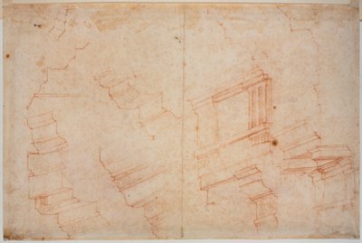 Studies from Roman monuments by Michelangelo Buonarroti