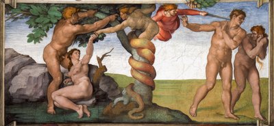 The Expulsion from Paradise by Michelangelo Buonarroti