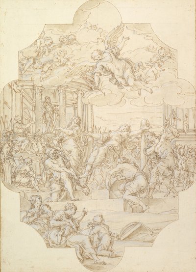 The Martyrdom of Saint Anastasia by Michelangelo Cerruti