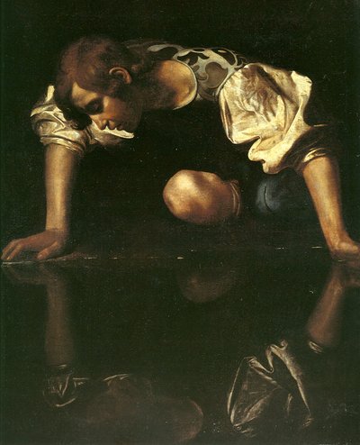 Narcissus, 1598-1599 by Michelangelo Merisi Caravaggio