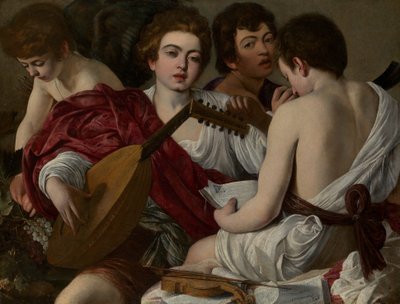 The Musicians, 1597 by Michelangelo Merisi Caravaggio