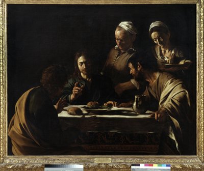 Dinner in Emmaus by Michelangelo Merisi da Caravaggio