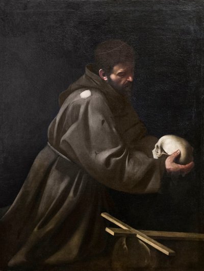 St Francis in Meditation by Michelangelo Merisi da Caravaggio