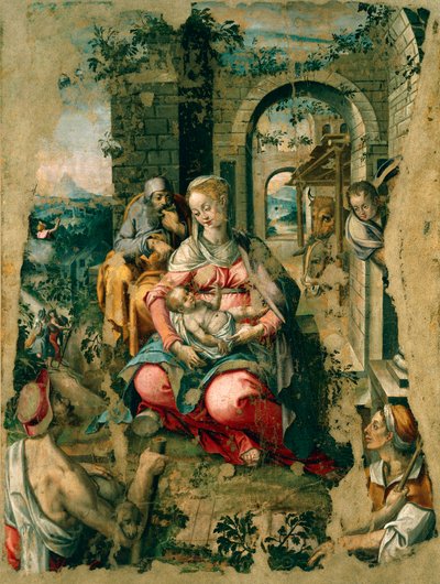Crib, by Michele Cavaro (1517-1584) by Michele (attr.) Cavaro