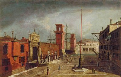 The Arsenale, Venice by Michele Marieschi
