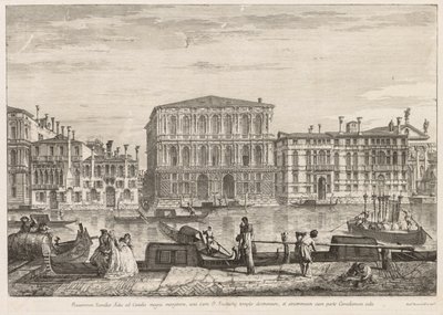 Views of Venice: Palazzo Pesaro, 1741 by Michele Marieschi