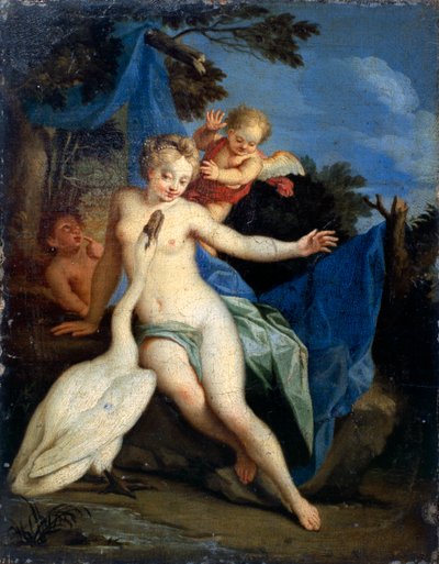 Leda and the Swan by Michele Rocca