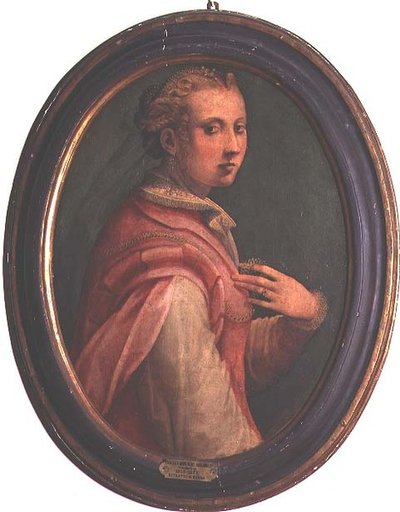 Portrait of a woman by Michele di Ridolfo Tosini