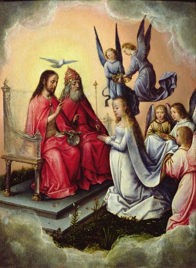 Coronation of the Virgin by Michiel Sittow