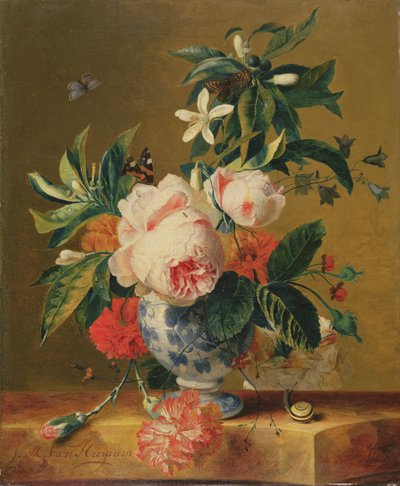 A Vase of Flowers, 1729 by Michiel Van Huysum