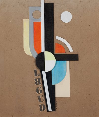 Untitled, Composition LRGUD by Mieczysław Szczuka