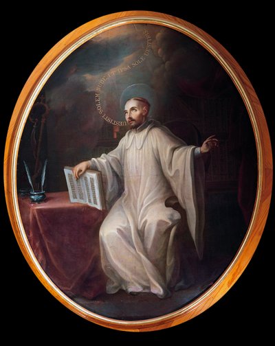 Representation of Saint Bernard of Clairvaux (1090-1153) by Miguel Cabrera