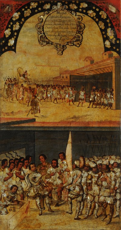 The Conquest of Mexico, Plate XV by Miguel Gonzales