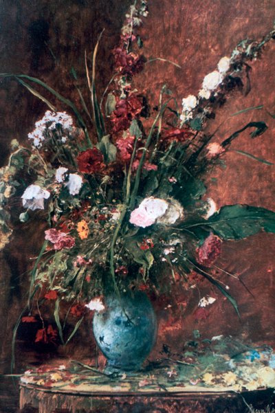 Great Flower Still Life by Mihály Munkácsy