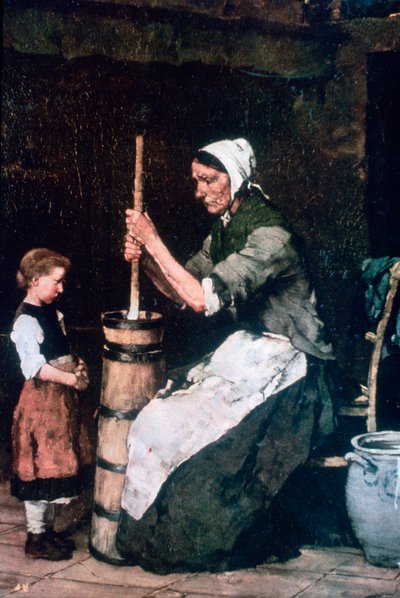 Woman at the Churn by Mihály Munkácsy