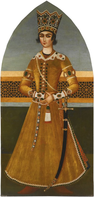 Portrait of Prince Abbas Mirza by Mihr Ali