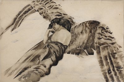 Flying Demon by Mikhail Aleksandrovich Vrubel