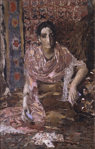 Fortune-teller by Mikhail Aleksandrovich Vrubel