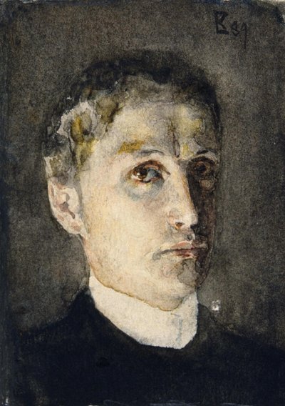 Self-Portrait by Mikhail Aleksandrovich Vrubel