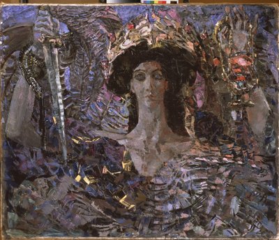 Six-winged Seraphim (Azrael) 1904 by Mikhail Aleksandrovich Vrubel
