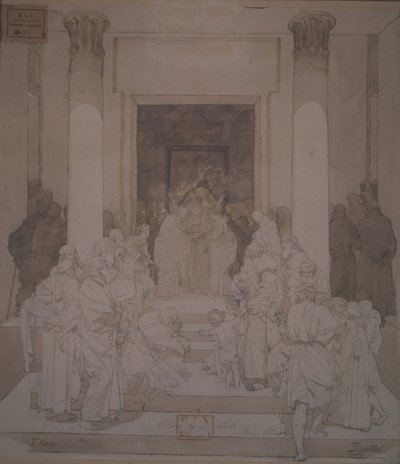 The Betrothal of Joseph and Mary by Mikhail Aleksandrovich Vrubel