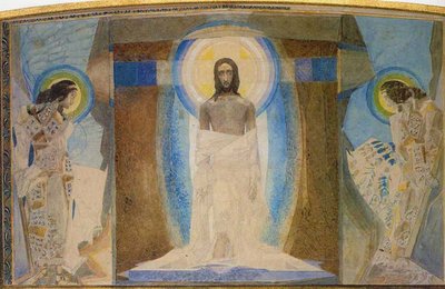 The Resurrection Triptych, 1887 by Mikhail Aleksandrovich Vrubel