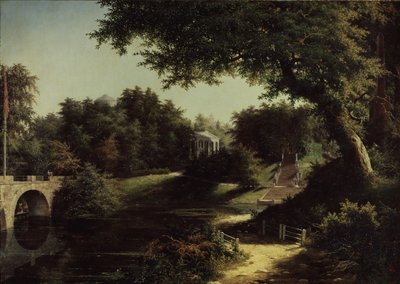 View of the Park in Pavlovsk by Mikhail Ivanovich Lebedev