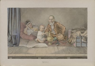 Tatars, 1862 by Mikhail Stepanovich Znamensky