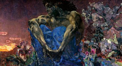 Demon (Sitting) by Mikhail Aleksandrovich Vrubel