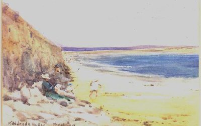 On the Beach by Mildred Anne Butler