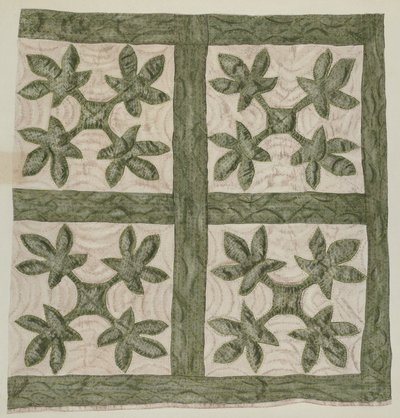 Applique Quilt by Mildred E. Bent