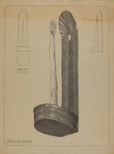 Candle Sconce by Mildred Ford