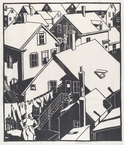 Housetops by Mildred McMillen