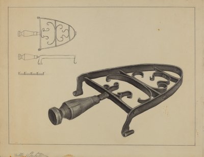 Pa. German Flat-iron Stand by Milton Grubstein