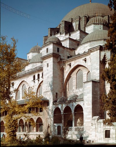View of the Suleymaniye Mosque by Mimar Sinan