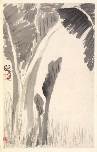 Banana Plants, 1788 by Min Zhen